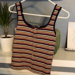 Sm/med striped tank